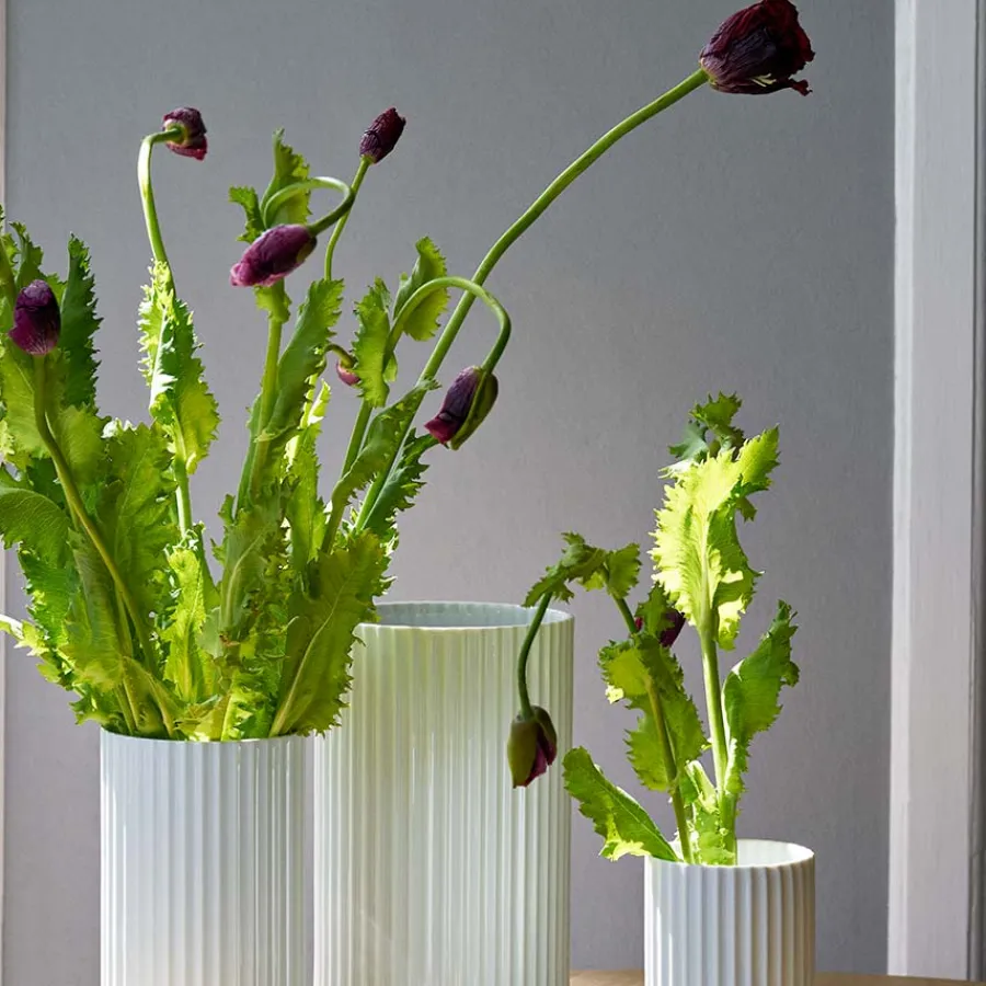 Dekor|Vaser>LYNGBY Porcelæn Vase 15,5cm Hvit