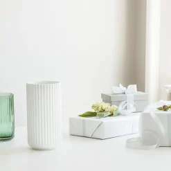 Dekor|Vaser>LYNGBY Porcelæn Vase 20,5cm Hvit Porselen