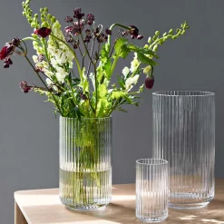 Dekor|Vaser>LYNGBY Porcelæn Vase 15,5cm Klart Glass