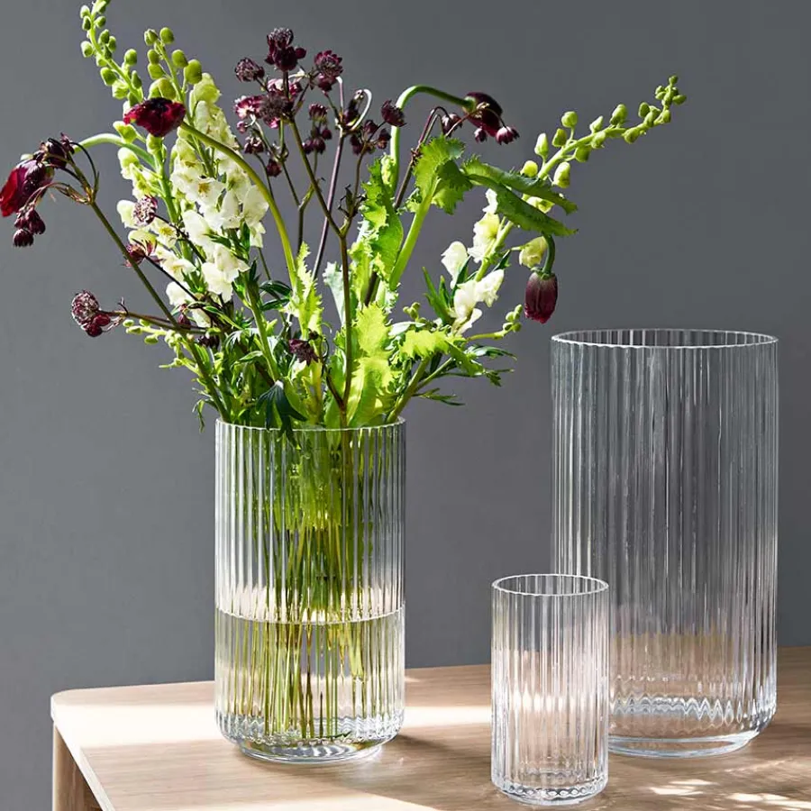 Dekor|Vaser>LYNGBY Porcelæn Vase 15,5cm Klart Glass