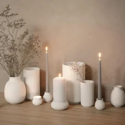 Dekor|Vaser>LYNGBY Lyng Porcelæn Vase 25cm Hvit