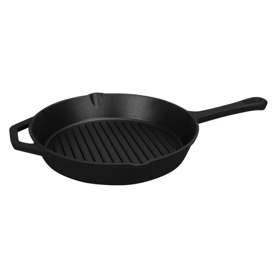 Støpejern>ASK Malm Grillpanne Støpejern Uten Emalje 28cm