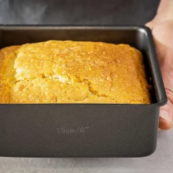 Bakeutstyr>Lifetime Brands Europe ltd Masterclass Bakeform Firkantet Med Løs Bunn 15cm Non-Stick