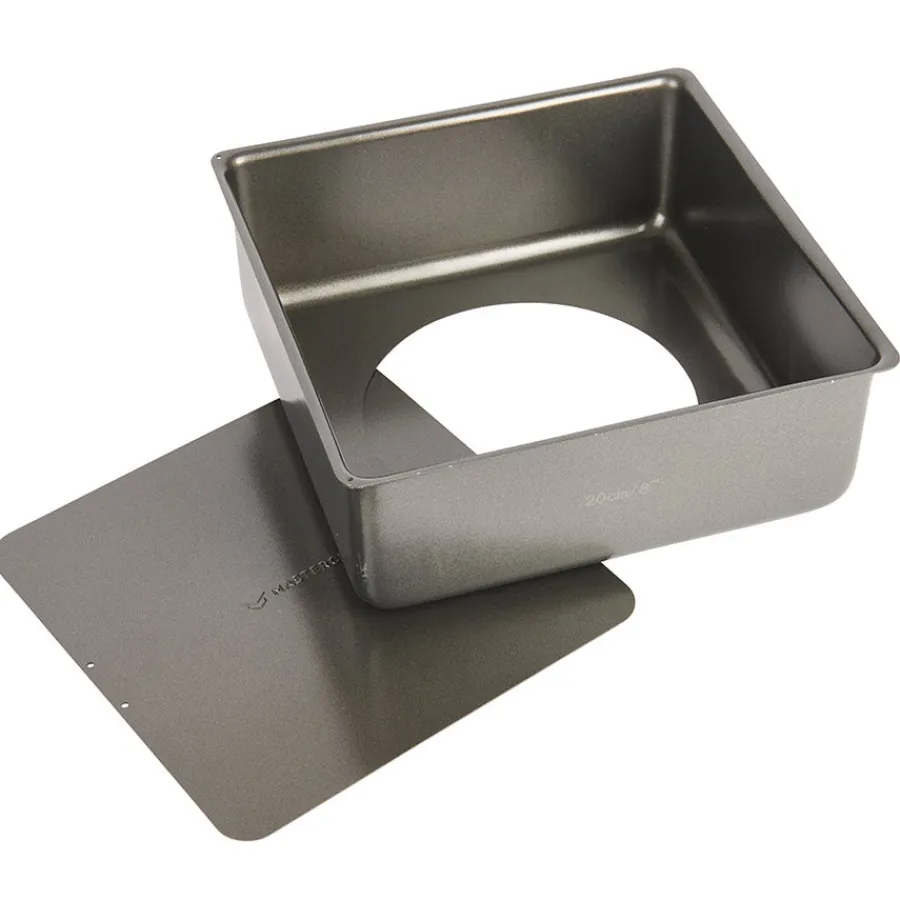 Bakeutstyr>Lifetime Brands Europe ltd Masterclass Bakeform Firkantet Med Løs Bunn 23cm Non-Stick