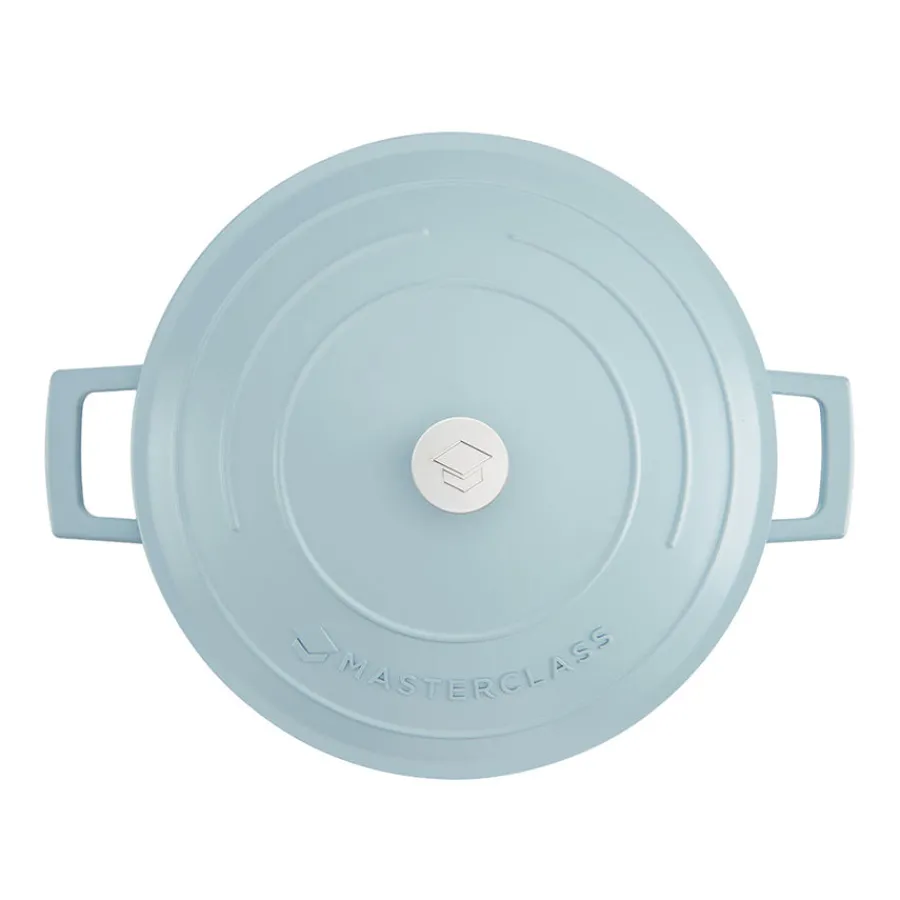 Aluminium>Lifetime Brands Europe ltd Masterclass Cast Aluminium Gryte 2,4L Himmelblå