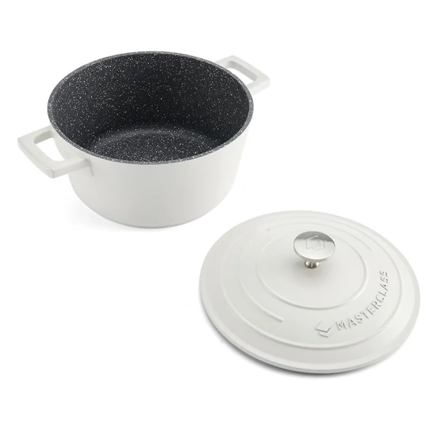 Aluminium>Lifetime Brands Europe ltd Masterclass Cast Aluminium Gryte 2,5L Krem