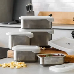 Matoppbevaring>Lifetime Brands Europe ltd Masterclass Oppbevaringsboks 500ml Rustfritt Stål