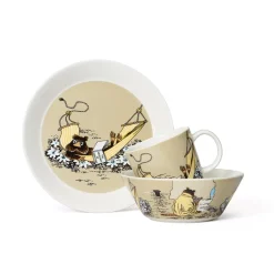 Skåler|Dessertskåler>MOOMIN ARABIA Mummi Bolle 15cm Bisamrotta Beige