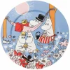 Fat>MOOMIN ARABIA Mummi Serveringsfat 30cm Familietid