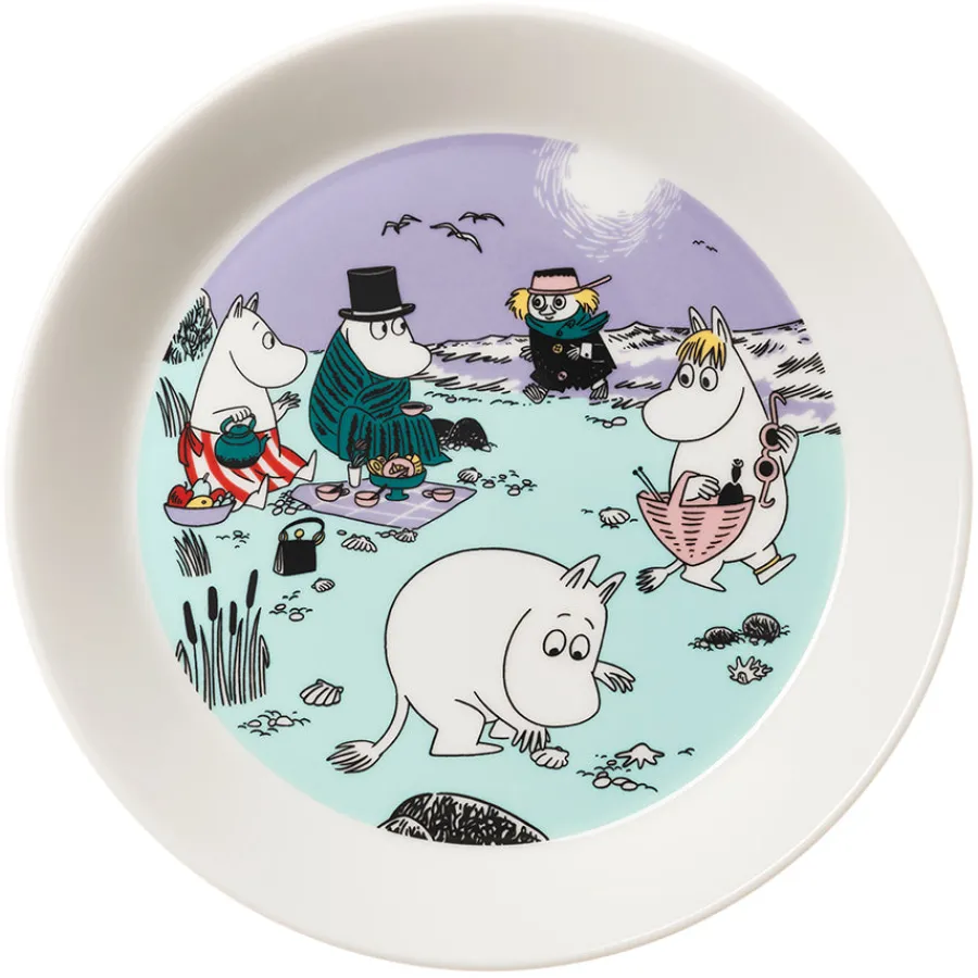 Asjetter>MOOMIN ARABIA Mummi Asjett 15 cm – Stranddag | Sommer 2025 | Arabia x Mummi