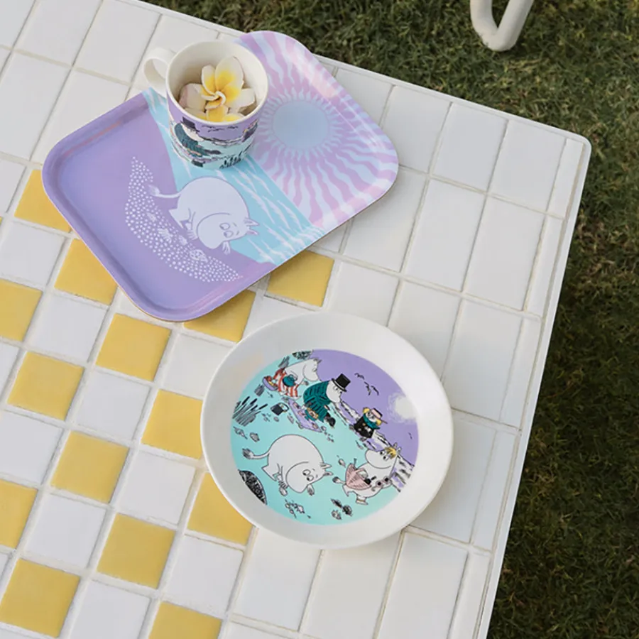 Asjetter>MOOMIN ARABIA Mummi Asjett 15 cm – Stranddag | Sommer 2025 | Arabia x Mummi