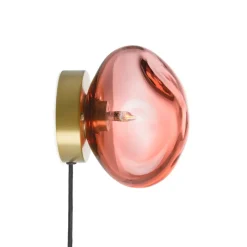 Vegglamper|Lamper Fra Hadeland Glassverk>HADELAND GLASSVERK Munnblåst Crystal Stone Vegglampe