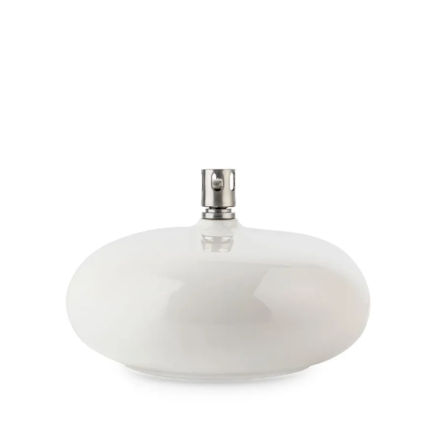 Lys>PORSGRUNDS PORSELÆNSFABRIK Nordic Living Oljelampe 13,5 x 7cm Hvit