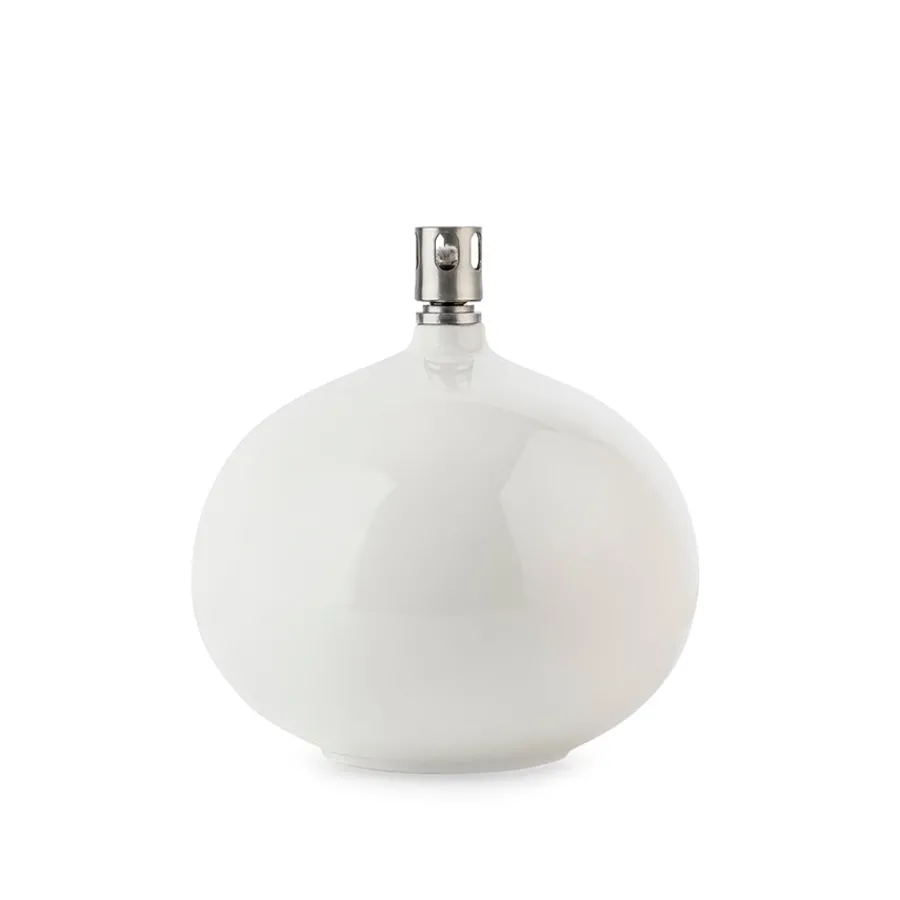 Lys>PORSGRUNDS PORSELÆNSFABRIK Nordic Living Oljelampe 11,5 x 10cm Hvit