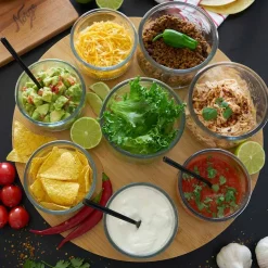 Matoppbevaring|Skåler>NORGESGLASSET Tacosett 8 Deler