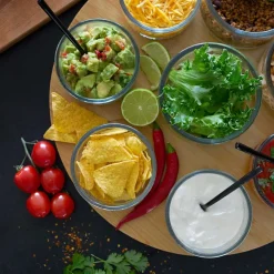 Matoppbevaring|Skåler>NORGESGLASSET Tacosett 8 Deler
