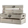 Dekor>NORGESGLASSET Trekasser Sett Liten & Medium
