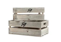 Dekor>NORGESGLASSET Trekasser Sett Liten & Medium