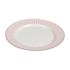 Asjetter|Dype Tallerkener>NOVA Abby Asjett 21cm Rosa m/Gullkant