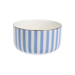 Skåler|Dessertskåler>NOVA Abby Skål 12cm Blå m/Gullkant