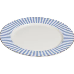 Dype Tallerkener>NOVA Abby Tallerken 26cm Blå m/Gullkant
