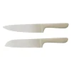 Kniver|Redskaper>NOVA Dynamic Knivsett Beige Hamret 2pk