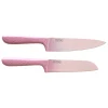 Kniver>NOVA Dynamic Knivsett 2pk Rosa Hamret