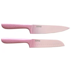 Kniver>NOVA Dynamic Knivsett 2pk Rosa Hamret