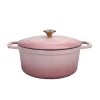 Støpejern>NOVA Dynamic Støpejernsgryte 4,3L 24cm Rosa