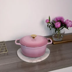 Støpejern>NOVA Dynamic Støpejernsgryte 4,3L 24cm Rosa