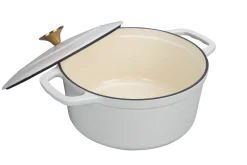 Støpejern>NOVA Dynamic Støpejernsgryte 4,3L 24cm Beige