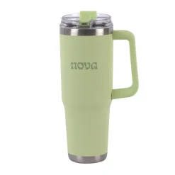 Drikkeflasker>NOVA Dynamic Termokopp m/Sugerør 1,1L Mint Grønn