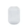 Dekor|Vaser>NOVA Edge Vase m/riller Klar 22cm