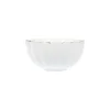 Skåler|Dessertskåler>NOVA Lilly Bolle 13cm Hvit m/Gullkant