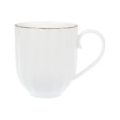 Krus>NOVA Lilly Krus 32cl Hvit m/Gullkant