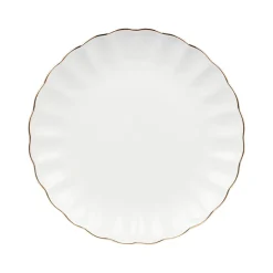 Tallerkener>NOVA Lilly Tallerken 21cm Hvit m/Gullkant