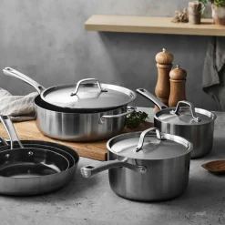Aluminium>PILLIVUYT GOURMET Divette Kasserolle m/Lokk 20cm