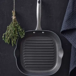Støpejern>PILLIVUYT GOURMET Garonne Grillpanne Lett Støpejern 28cm