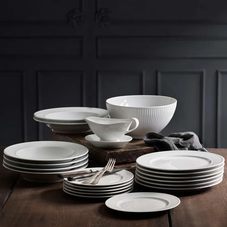 Tallerkener|Dype Tallerkener>PILLIVUYT Plisse Pastatallerken 28cm