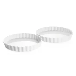 Bakeutstyr>PILLIVUYT Serie Originale Paiformer 2pk 25cm + 27cm Hvit