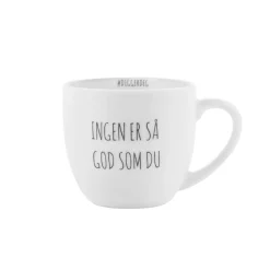 Krus>PORSGRUNDS PORSELÆNSFABRIK Porsgrund Porselænsfabrik Hashtag Ingen Er Så God Krus 38cl