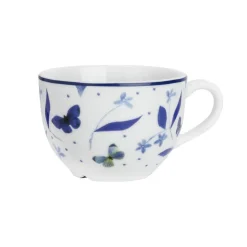 Kopper>PORSGRUNDS PORSELÆNSFABRIK Porsgrunds Porselænsfabrik Bluebird Butterfly Kopp med Skål 23 cl