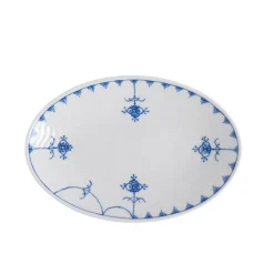 Asjetter>PORSGRUNDS PORSELÆNSFABRIK Porsgrunds Porselænsfabrik Bølge Strå Oval Asjett 19cm