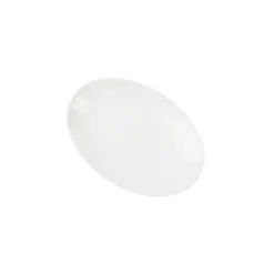 Fat|Asjetter>PORSGRUNDS PORSELÆNSFABRIK Porsgrunds Porselænsfabrik Bølge Hvitt Oval Asjett 19cm