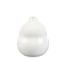 Dekor|Vaser>PORSGRUNDS PORSELÆNSFABRIK Porsgrunds Porselænsfabrik Bølge Hvitt Stilkvase 19cm