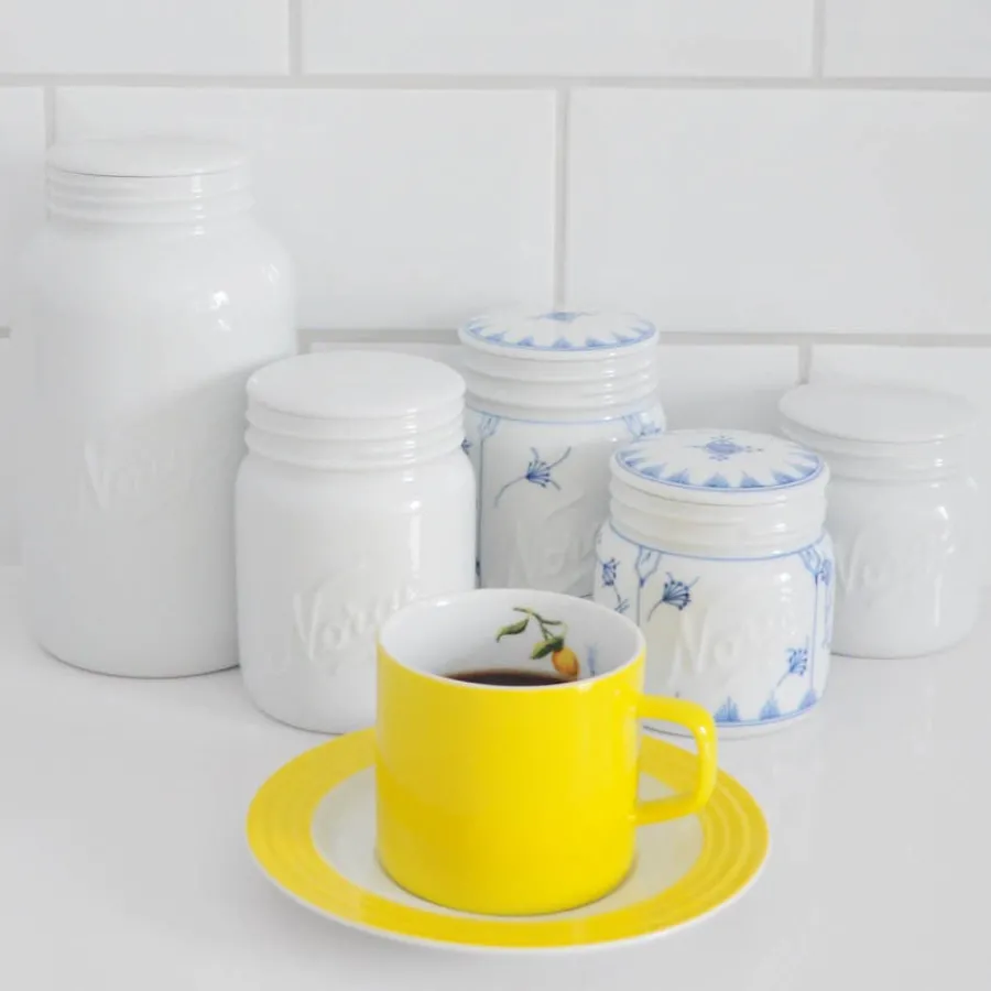 Kopper|Kopper & Skåler>PORSGRUNDS PORSELÆNSFABRIK Porsgrunds Porselænsfabrik Citron Kopp & Skål 23 cl