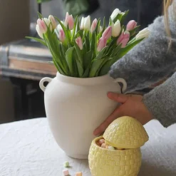Dekor|Vaser>PORSGRUNDS PORSELÆNSFABRIK Porsgrunds Porselænsfabrik Cleo Vase 26cm Beige