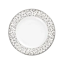 Tallerkener|Asjetter>PORSGRUNDS PORSELÆNSFABRIK Porsgrunds Porselænsfabrik Cecilie Platinum Tallerken Flat 20 cm