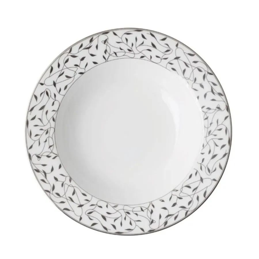 Skåler>PORSGRUNDS PORSELÆNSFABRIK Porsgrunds Porselænsfabrik Cecilie Platinum Salat/Dessert 16 cm