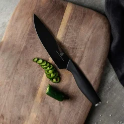 Kniver>PORSGRUNDS PORSELÆNSFABRIK Porsgrunds Porselænsfabrik De Cuisson Kokkekniv 16cm Sort